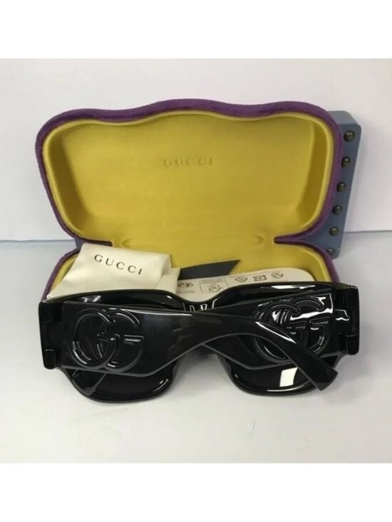 New 100% Authentic Gucci Grey Square Ladies Sunglasses GG1545S 001 main image 10